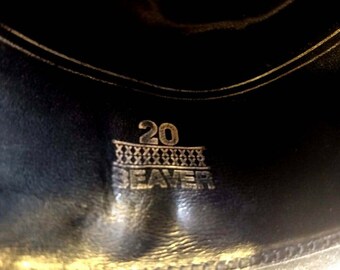 Vintage Resistol Black Gold 20X Beaver Fur Cowboy Long Oval Western Hat Self-Conforming