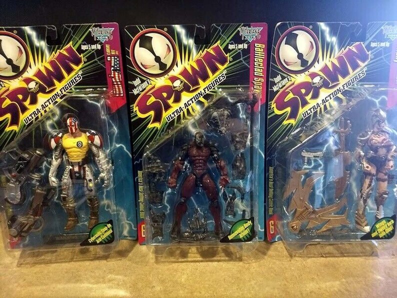 SPAWN Series 6 Ultraaction Figures Complete Collection Sold Etsy