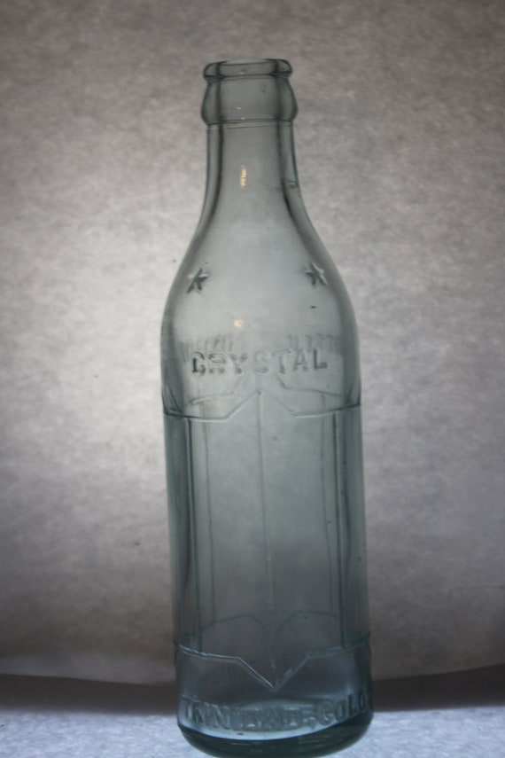 Crystal Bottling Company Trinidad Colo. Soda Bottle Etsy