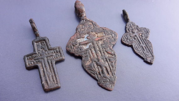 Gorgeous Group Of 17 Century Orthodox Russian Body Crosses L Etsy