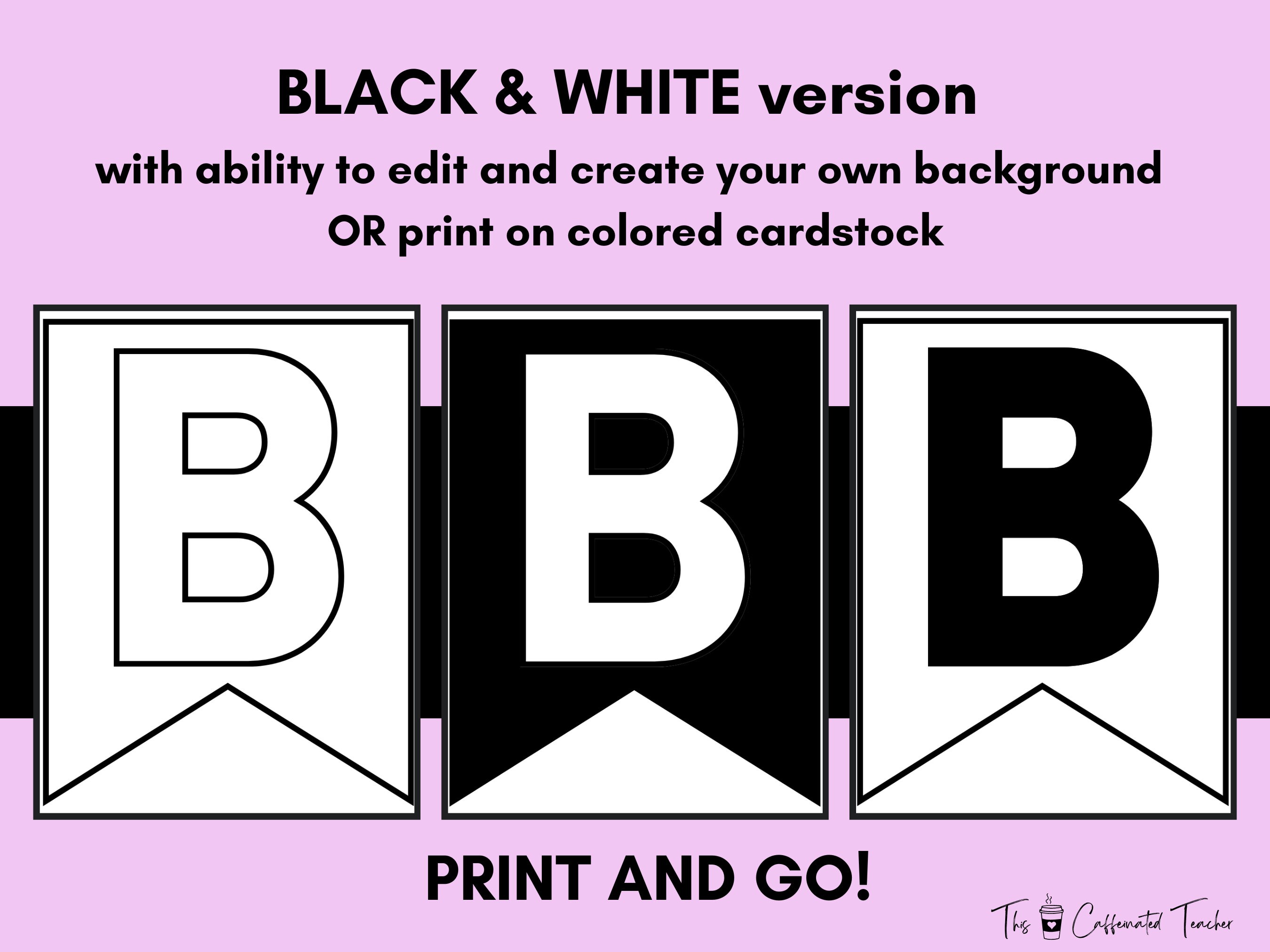 Editable Classroom Banner Template: Teacher Decor (canva File) - Etsy
