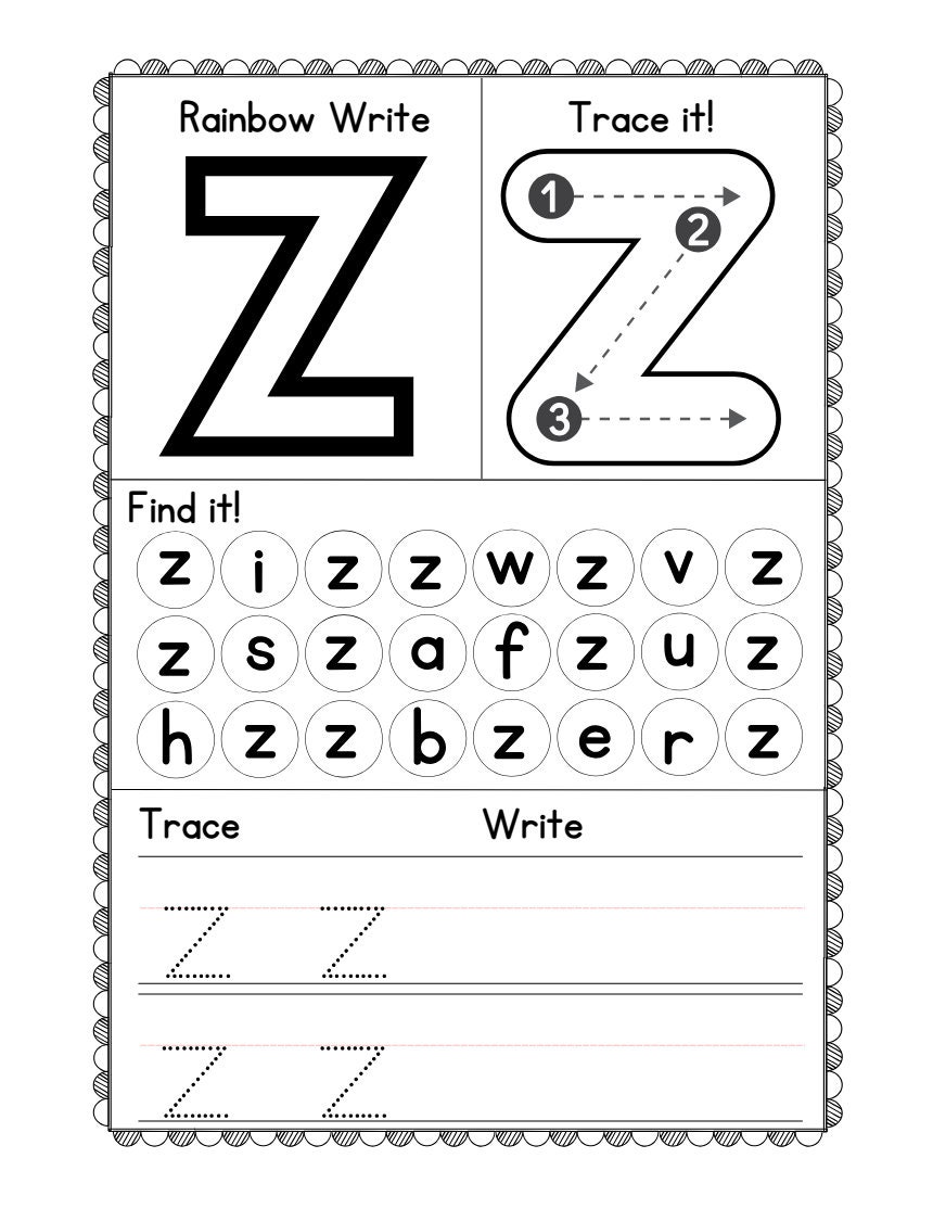 Alphabet Tracing Worksheets: Lowercase Letter Activities (PDF Pattern
