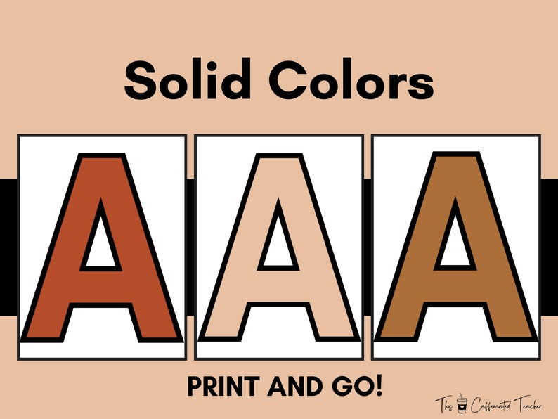 Bulletin Board Letters Printable Bulletin Board Letters Ready to Use