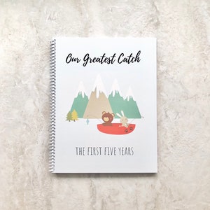 Baby Book | Baby Memory Book, First Five Years, Baby Keepsake Book, Baby Gift, Baby Journal, Baby Shower Gift