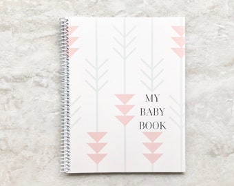 Libro del bebé / libro de memoria del bebé, los primeros cinco años, libro del recuerdo del bebé, regalo del bebé, diario del bebé, regalo de la ducha del bebé