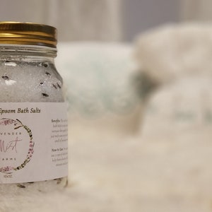 Lavender Epsom Bath Salt