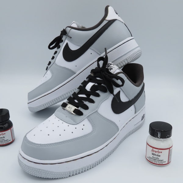 Nike Air Force 1 kind/jongen ZWART EN GRIJS Aangepast