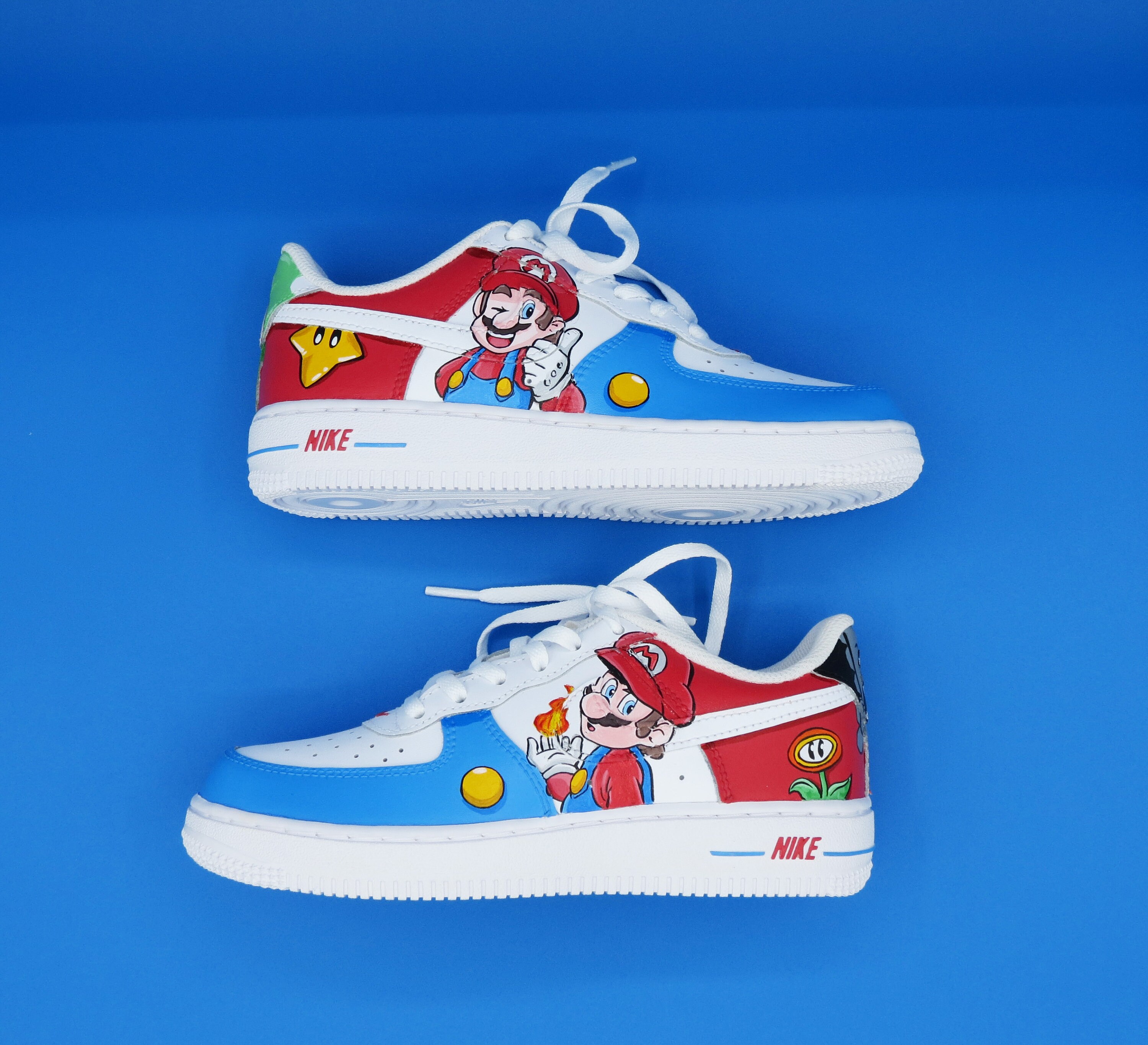 Nike air force 1 super mario sale