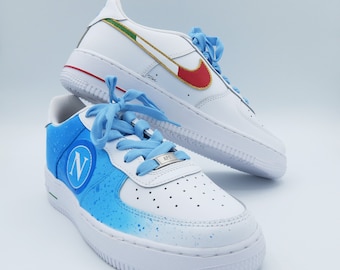 Nike Air Force 1 bambino/ragazzo/uomo SCUDETTO NAPOLI personalizzate