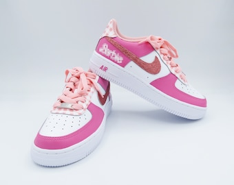 Nike Air Force 1 girl/girl/adult personalized PINK B colour