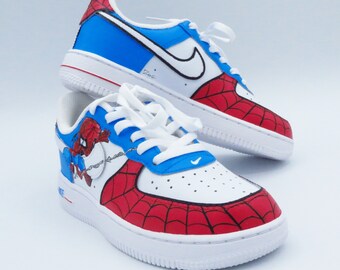 Custom Nike Air Force 1 boys/boys SPIDERMAN