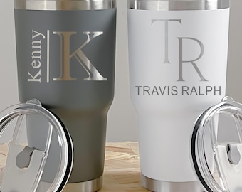 Benutzerdefinierte Reisebecher für Trauzeugen / Geschenk für Männer / Personalisierte Trauzeugigstassen / Hochzeits-Gastgeschenke / Graviertes Trinkglas für die Hochzeitsfeier