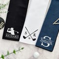 Personalized Golf Towel/ Embroidered Golf Towel/ Monogrammed Golf Towel/ Custom Golf Towel/ Personalized Golf Gift for Dad/ Groomsmen Gift product logo