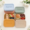 Personalized Engraved Name Silicone Lunch Box/ Custom Food Container/ BFA Free/ Back to School Gift/ Bento Food Container for Boys Girls product logo