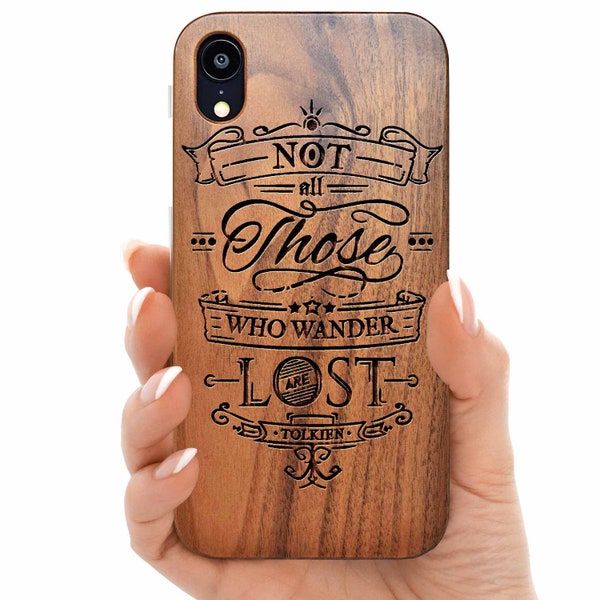 Wonderlust wood phone case for iPhone 15, 15 Plus, 15 Pro Max | iPhone 14 Pro Max, 12Mini | 13 Pro Max iPhone 11