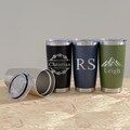 Custom 20oz Holiday Tumbler/ Personalized Tumbler/ Monogram Tumbler/ Corporate Gifts/ Stainless Steel Mug/ Beach Tumbler/Laser Engraved Cups product logo