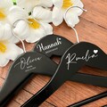 Personalized Bridesmaid Hanger/ Bride Hanger/ Wedding Dress Hanger/ Wedding Hanger/ Custom Name UV Print Wooden Hanger/ Bridesmaid Proposal product logo
