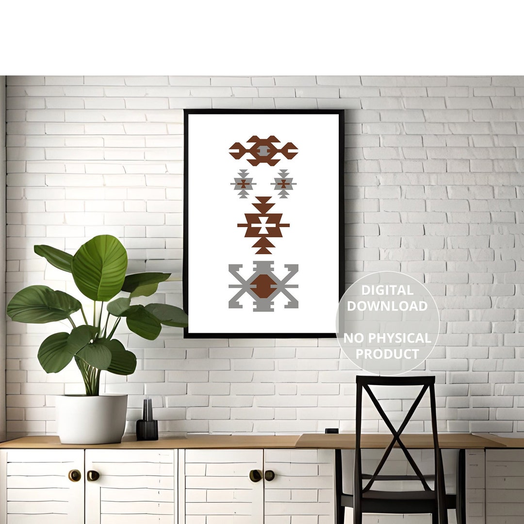 Downloadable Modern Wall Art Print Design, Minimalist Digital Print ...