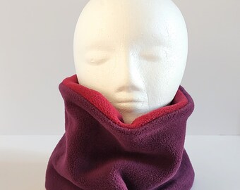 Colsjaal / Nekwarmer Blauw | Gebreid - Teddy Voering - Fashion Favorite