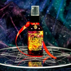 Starseed Shield™ Crystal Infused Light Body And Aura Protection Mist, Spiritual Self Care