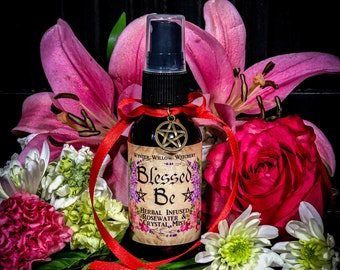 Blessed Be Gratitude Mist, Live A Joyful And Prosperous Life. Witches Self Love Ritual