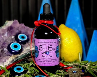 Evil Eye Powerful Protection! Body Oil To Repel Away Evil And Shield Yourself