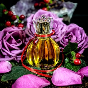 Persephone’s Passion, Perfumed Goddess  Body Oil, Glamour Magick, Witch Perfume, Hades And Persephone
