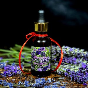 Lavender Flower Essence: Spiritual Well-Being, Sun Magick (1 Ounce)