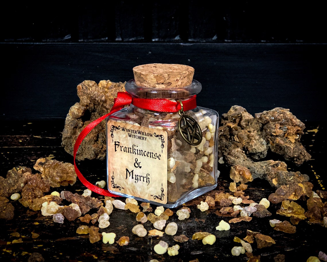 Frankincense And Myrrh Resin To Burn For Purification And Etsy