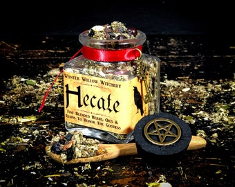 Hecate Ritual Incense, Hekate Devotees Offering, Herbs and Resin for Ceremonial Worship, Honoring the Dark Goddess, Queen Of The Witches