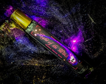 Varita de perfume mágica Flight Of The Witch: Infundida con obsidiana negra y cristal.