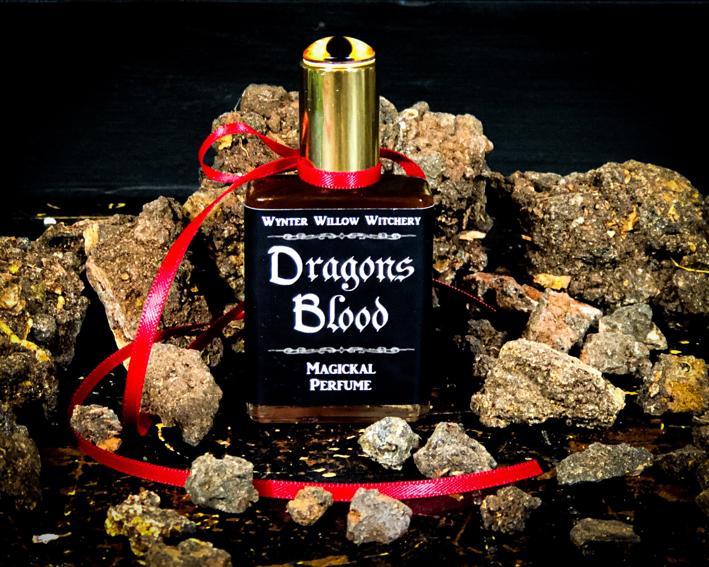  Dragons Blood Oil 1/2 oz, Handmade with Herbs & Essential Oils, Spiritual Purification, Strength, Power Rituals