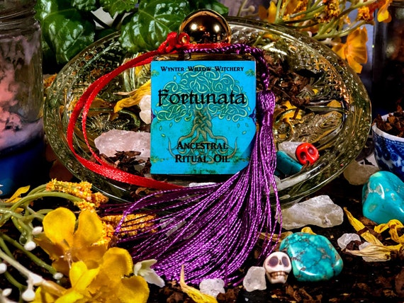 Fortunata Ancestral Ritual Oil For Offerings, Honor And Spiritual Wealth, Samhain, Ancestral Magick