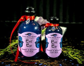 Limpiador de pisos para eliminar el mal de ojo: Poción de limpieza espiritual para el hogar, 113 ml (4 onzas)