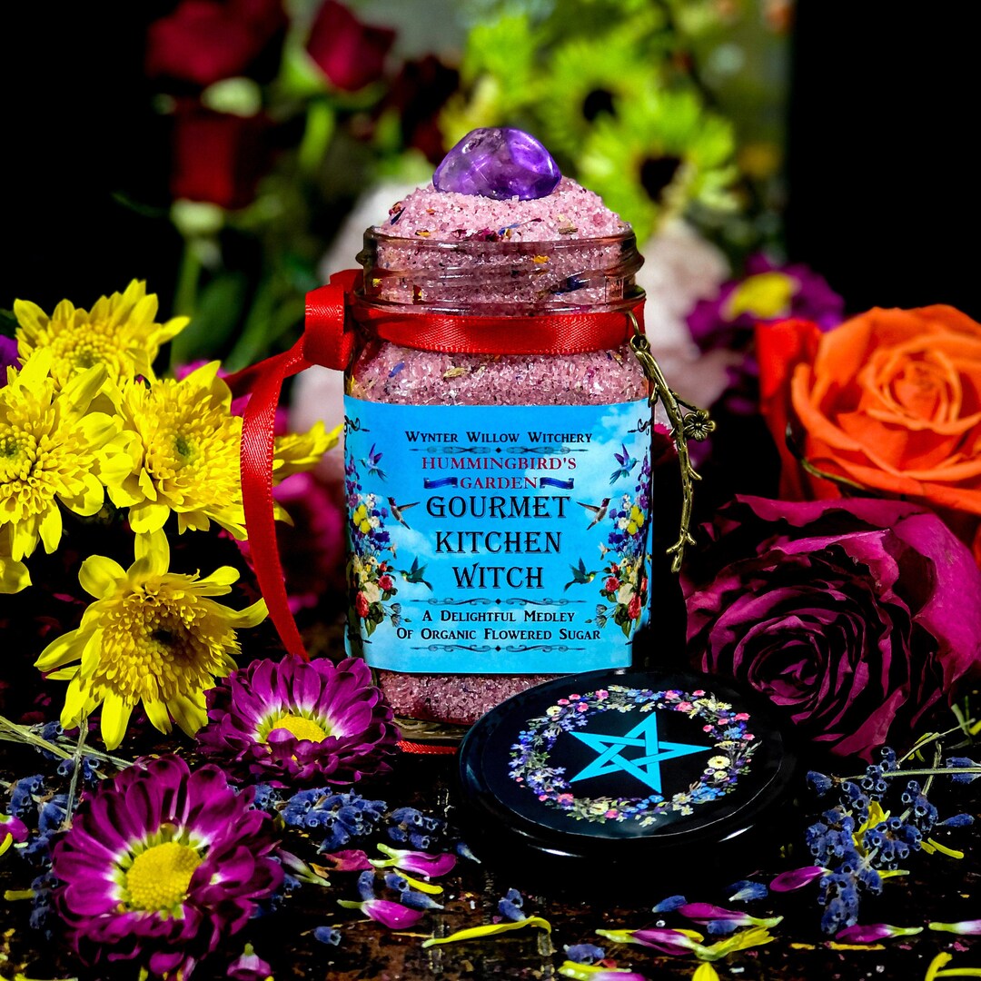 Organic Flowered Sugar: Gourmet Kitchen Witch Tea Rituals - Etsy