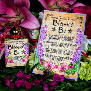 Blessed Be Ritual Oil: Gratitude, Prosperity, and Self Love