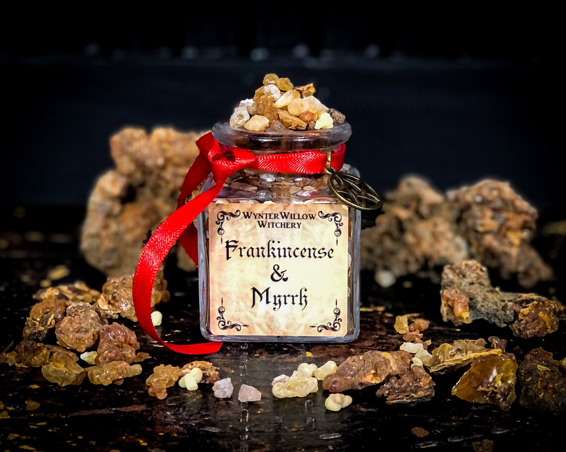 Frankincense And Myrrh Resin To Burn For Purification And Etsy