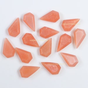 AAA+ Quality Peach Moonstone Kite shape Approx. 13X8 MM Kite Shape Both Side Tablet Cut Jewelry Making Loose Gemstone Peach Moonstone