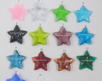 AAA+Quality Mix Gemstones Star Crystal Healing Stone Crescent Star Shape Mix Quartz Gemstones Star Mix Gemstone for Jewelry Making