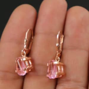 Mix Gemstone Coffin Earrings Both Side Tablet Cut Coffin Shape Earrings Mix Gemstone 925 Sterling Silver Earrings Gemstone Earrings