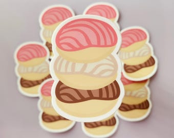 Concha/Pan Dulce waterdichte/weerbestendige sticker