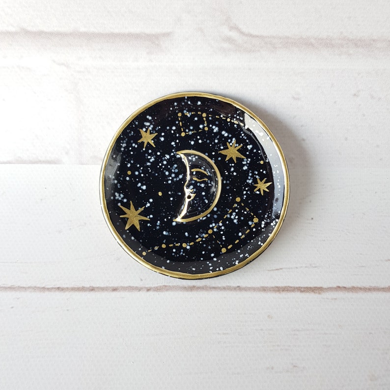 Moon Incense Holder Round Ceramic Incense Burner Incense Stick Etsy