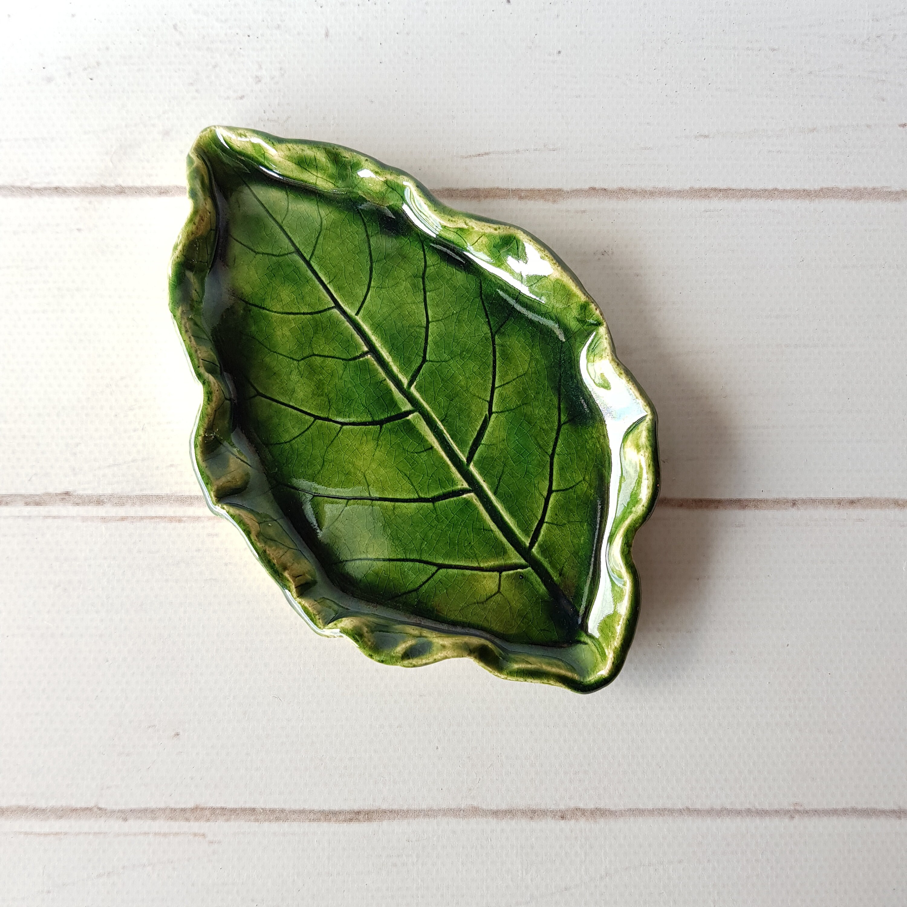 Ceramic leaf spoon rest handmade Kitchen green spoon rest Etsy
