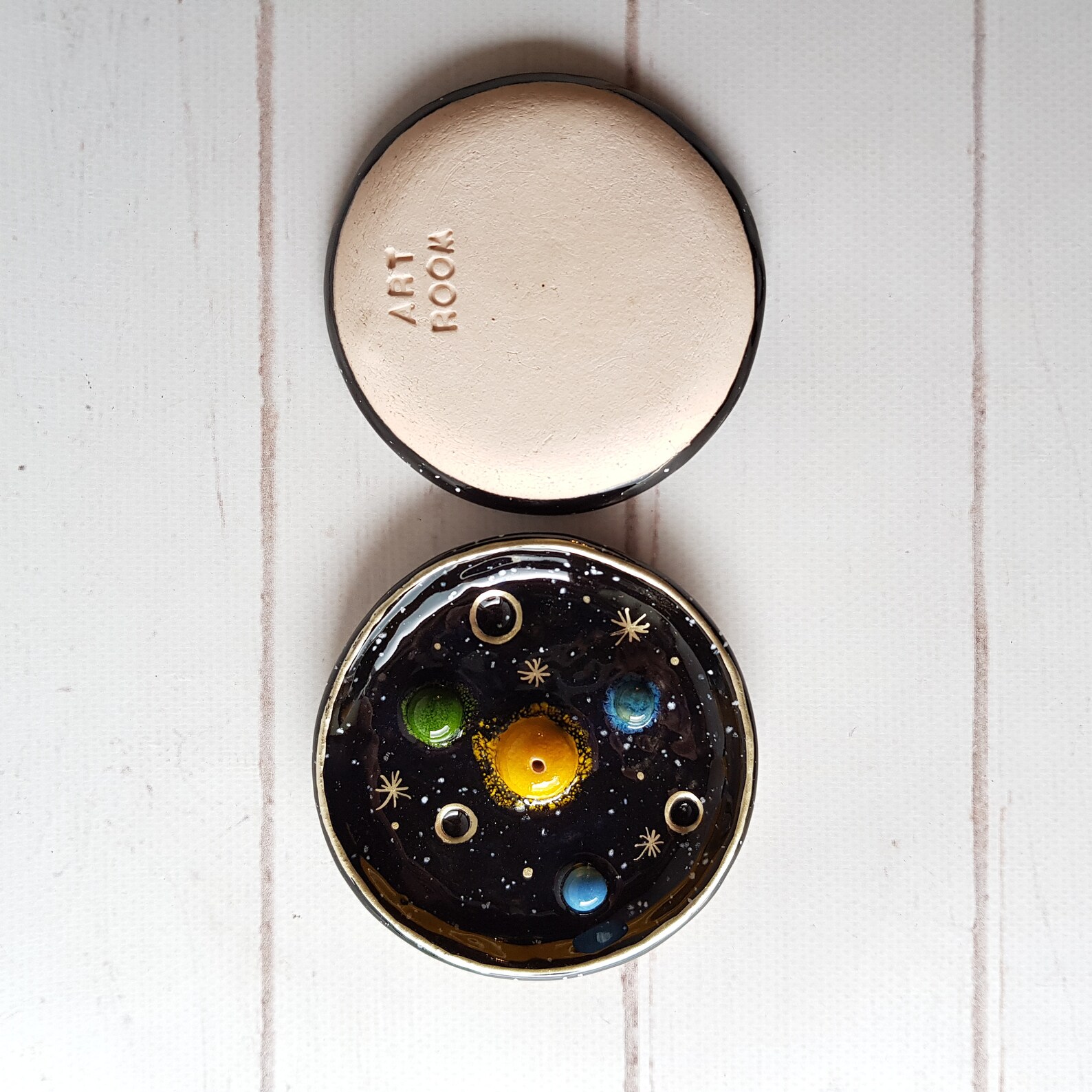 Garden Galaxy Incense Stand abstract