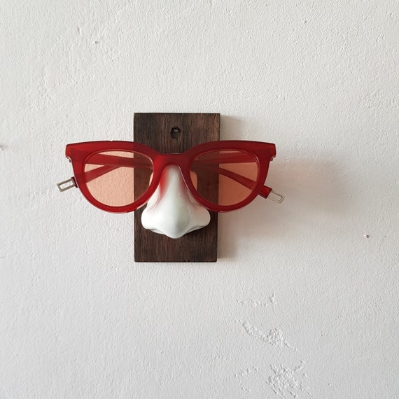 Glasses Display for Wall Ceramic Holder for Wall White Nose Etsy
