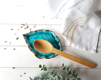 Repose-cuillère En Céramique Pour Comptoir De Cuisine Avec