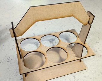 Estuche para cerveza con seis latas de cerveza láser *Archivo de DESCARGA DIGITAL* Archivo SVG // Estuche para cerveza personalizado // Regalo para amantes de la cerveza // Proyecto láser