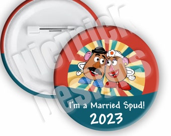 I&#39;m A Married Spud! Disney Pin