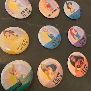 Bridal Party Disney Pins