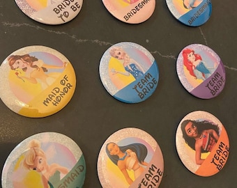 Bridal Party Disney Pins